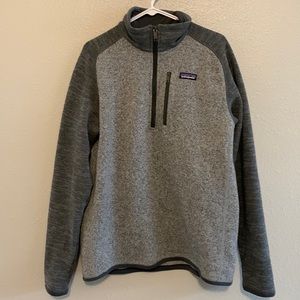 Men”s size Large Patagonia 3/4 zip sweater